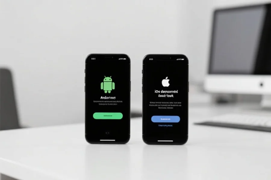 安卓与iOS安装界面示意